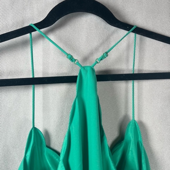 J.Crew Scalloped Lightweight Pullover Racerback Camisole Tank - Size 6 in Green - Picture 7 of 8